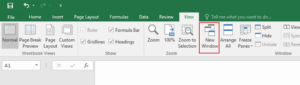 Lam viec nhieu trang Excel cung mot luc 1